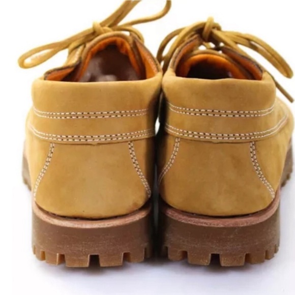 TIMBERLAND • Jackson’s Landing Oxford Wheat Nubuck Loafers MocToe Shoes - Picture 6 of 8